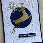 Dashing Reindeer card