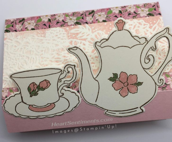 Photo of Tea Together card laying flat
